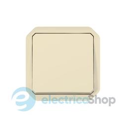 Перемикач 1-кл. 10А/250В мех-м., Legrand Plexo New 069808L колір бежевий