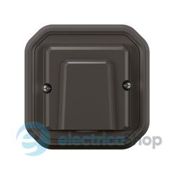 Вивід кабелю з затискачем вбуд. Legrand Plexo New 069878L колір антрацит