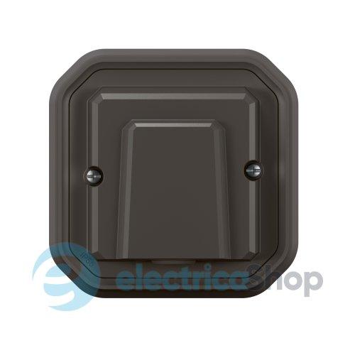 Вивід кабелю з затискачем вбуд. Legrand Plexo New 069878L колір антрацит
