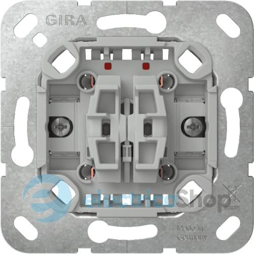 Механізм перемикача 2-кл. 10AX/250V, вставка GIRA 310800
