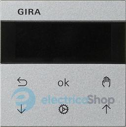 Накладка жалюзі та таймеру S3000 System 55 Gira 536626, алюміній