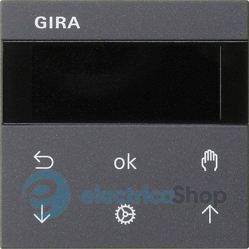 Накладка жалюзі та таймеру S3000 System 55 Gira 536628, антрацит