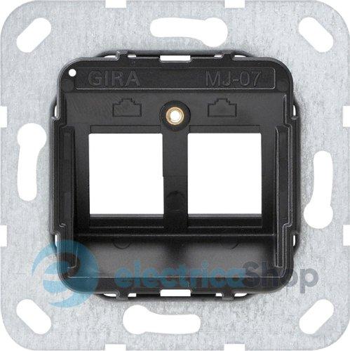 Опорна пластина Modular Jack-07 2-місна Gira 560700