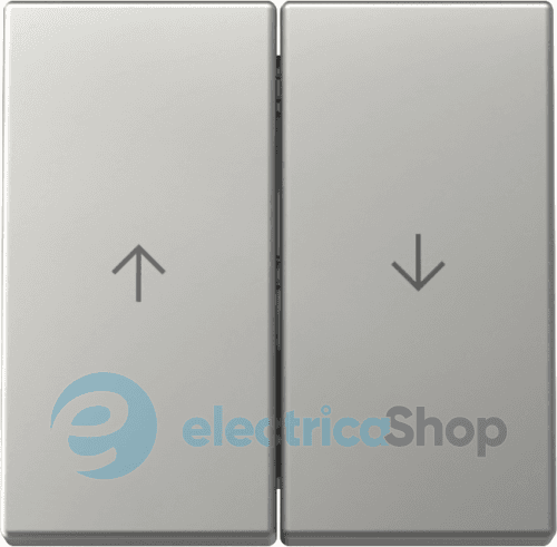 Клавіша 2-кл. зі стрілками System 55 Gira 3294600, сталь