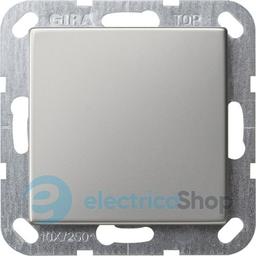 Заглушка з опорною пластиною System 55 Gira 0268600 сталь