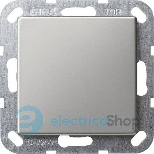 Заглушка з опорною пластиною System 55 Gira 0268600 сталь