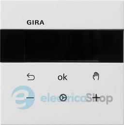 Дисплей термостата BT S3000 F100 Gira 5394112, білий глянцевий