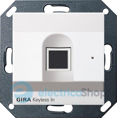 Біометричний замок System 55 Gira 261703, білий глянцевий