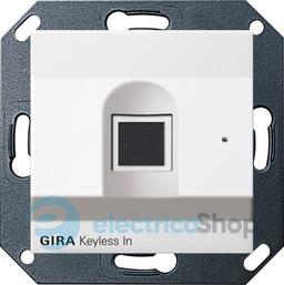 Біометричний замок System 55 Gira 261727, білий матовий