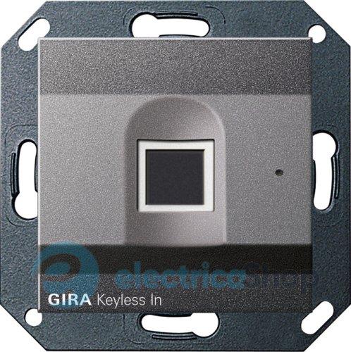 Біометричний замок System 55 Gira 261728, антрацит