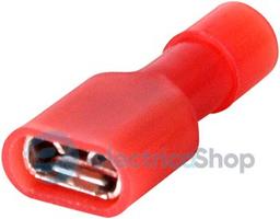 Наконечник-з'єднувач ізольований серії FN e.terminal.stand.fdfn1.25.250.red (fn.f.0,5.1,5) 0,5-1,5 кв.мм "мама", 100шт s4039000 E.NEXT