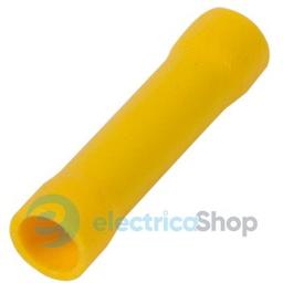 Гільза з'єднувальна ізольована e.splice.stand.bv.2.yellow 1,5-2,5 кв.мм, жовта (в упаковці 100шт)