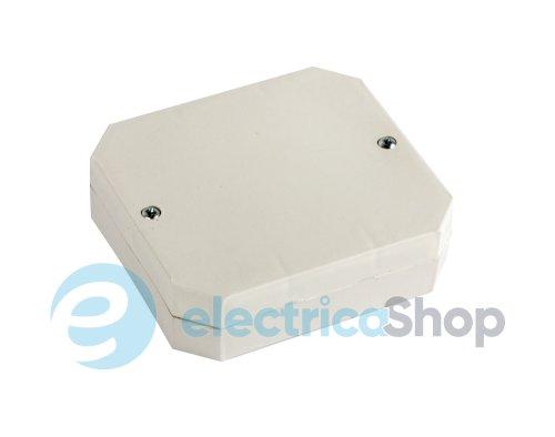 Коробка розподільча e.db.stand.r4.85x85x35K з клемником, 85х85х35 мм, IP 44, Р 4, зовнішня s027037 E.NEXT
