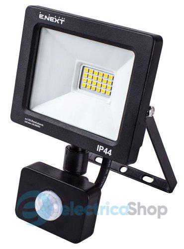 Прожектор світлодіодний з датчиком руху e.LED.flood.stand.sensor.20.6000, 20Вт, 6000К l0790011 E.NEXT