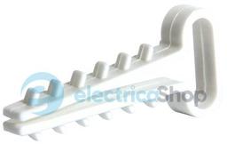 Дюбель ялинка 8 mm для плос. пров. e.metiz.dowel.flat.fir.8, 100 шт. E.NEXT m0080013