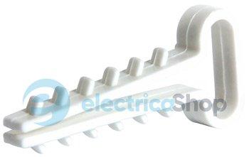 Дюбель ялинка 8 mm для плос. пров. e.metiz.dowel.flat.fir.8, 100 шт. E.NEXT m0080013