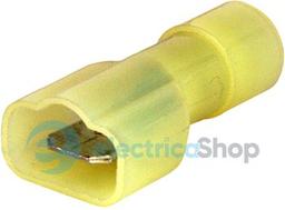 Наконечник-з'єднувач ізольований серії FN e.terminal.stand.mdfn5.5.250.yellow (fn.m.4.6) 4-6 кв.мм "папа", 100шт s4039005 E.NEXT