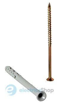 Дюбель e.metiz.dowel.92.U1.08.80, c ударним шурупом М8х80 п/п, потай E.NEXT m0060031