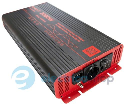 Інвертор з функцією зарядки e.inv.pro.2000 12/220В 2000Вт, чистий синус s073003 E.NEXT