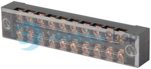 Клемна колодка захищена, 10 гр. e.tc.protect.15.10, 400V/15А, E.NEXT p056004