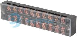 Клемна колодка захищена, 10 гр. e.tc.protect.25.10, 400V/25А, E.NEXT p056009