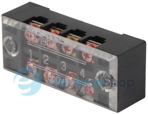 Клемна колодка захищена, 4 гр. e.tc.protect.100.4, 400V/100А, E.NEXT p056024