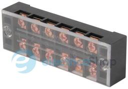 Клемна колодка захищена, 6 гр. e.tc.protect.25.6, 400V/25А, E.NEXT p056008