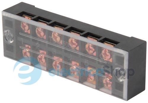 Клемна колодка захищена, 6 гр. e.tc.protect.25.6, 400V/25А, E.NEXT p056008