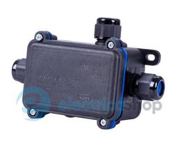 Коробка розподільча e.wdb.cnp723.3t з клемником, 133х81х42 мм, IP68 s071001 E.NEXT