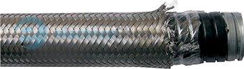Металорукав e.met.sleeve.stand.proof.braid.12 ізольований, в металевій оплітці s050001 E.NEXT (50 метрів)