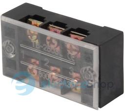 Клемна колодка захищена, 3 гр. e.tc.protect.25.3, 400V/25А, E.NEXT p056006