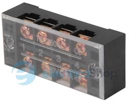 Клемна колодка захищена, 4 гр. e.tc.protect.25.4, 400V/25А, E.NEXT p056007