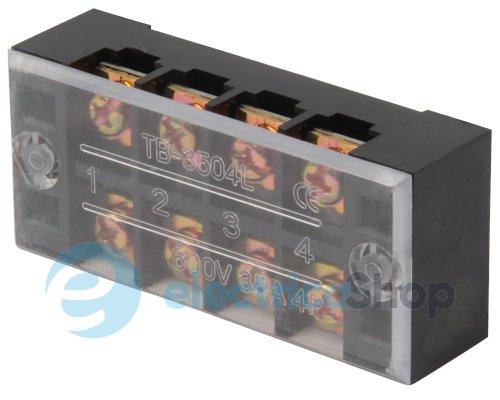 Клемна колодка захищена, 4 гр. e.tc.protect.35.4, 400V/35А, E.NEXT p056012