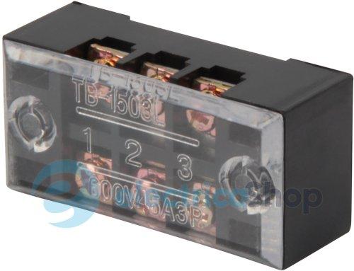 Клемна колодка захищена, 3 гр. e.tc.protect.45.3, 400V/45А, E.NEXT p056015