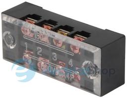 Клемна колодка захищена, 4 гр. e.tc.protect.60.4, 400V/60А, E.NEXT p056020