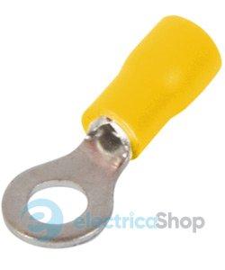 Ізольований наконечник e.terminal.stand.rv2.2.8.yellow 1.5-2.5 кв.мм, жовтий, 100шт s1036037 E.NEXT