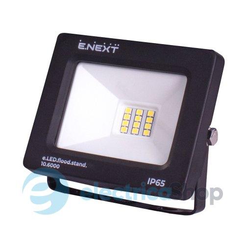 Прожектор світлодіодний 10Вт, e.LED.flood.stand.10.6000, 10Вт, 6000К l0790001 E.NEXT