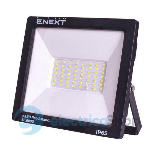 Прожектор світлодіодний 50Вт, e.LED.flood.stand.50.6000, 50Вт, 6000К l0790004 E.NEXT