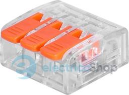 Клемна колодка e.lc.pro.wa.pl.3 з натискним важелем p0660302 E.NEXT