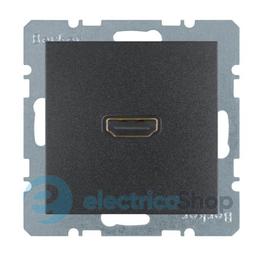 HDMI-розетка Berker S.1 3315421606, (антрацит)