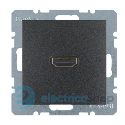 HDMI-розетка Berker S.1 3315421606, (антрацит)