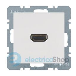 HDMI-розетка Berker S.1 3315428989, полярна білизна