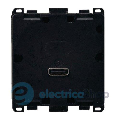 Механізм розетки 1xUSB-C PD 65Вт, Lumina/Gallery, Hager WXF115