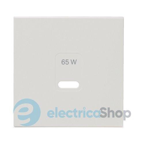 Накладка для розетки USB-65Вт Lumina/Gallery, Hager WXD115B, біла