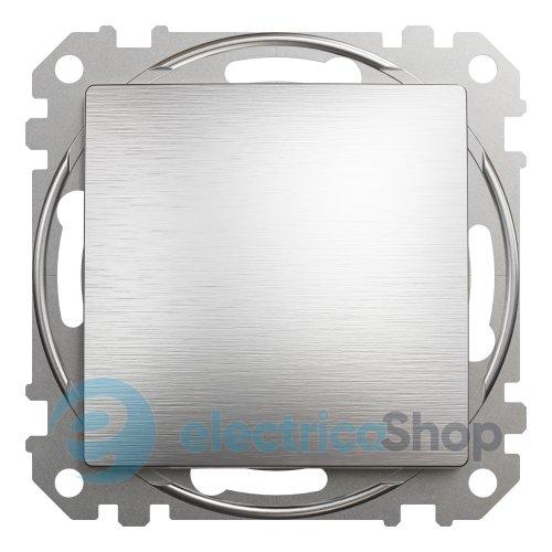 Вимикач 1-кл. Sedna Elements SDD170101U матовий алюміній