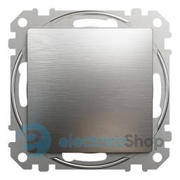 Перемикач 1-кл. Sedna Elements SDD170106U матовий алюміній