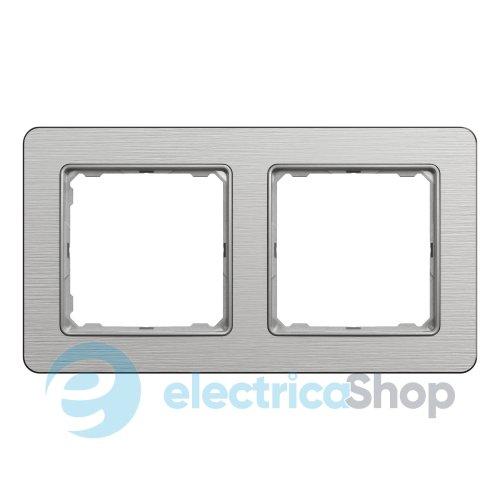 Рамка 2-пости Sedna Elements SDD370802U матовий алюміній