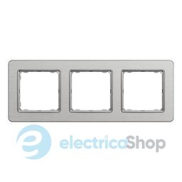 Рамка 3-пости Sedna Elements SDD370803U матовий алюміній