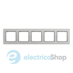 Рамка 5-постів Sedna Elements SDD370805U матовий алюміній