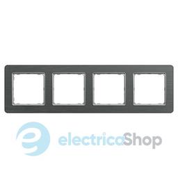 Рамка 4-пости Sedna Elements SDD372804U матовий титан